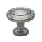 Gliderite Hardware 1-1/4 in. Pewter Rippled Cabinet Knob, 5PK 5415-BP-5 - alternate 1